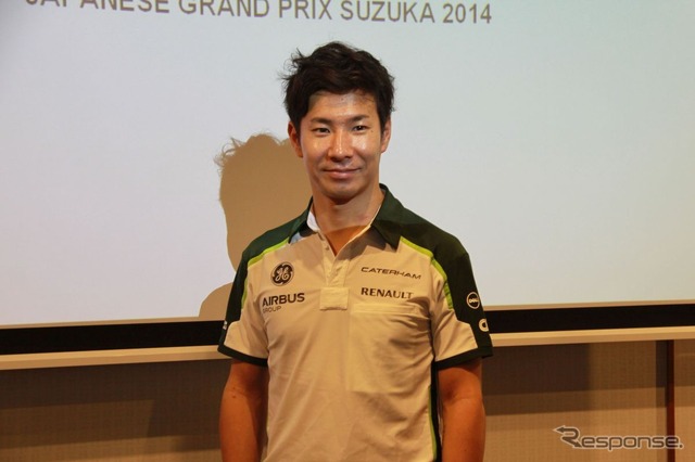 今年のF1日本グランプリの抱負を語る小林選手