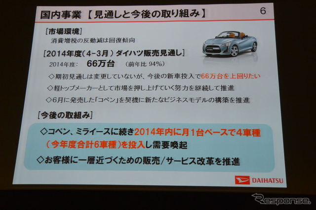 ダイハツ工業決算会見