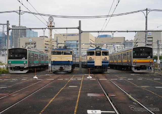 今年の東京総合車両センターの一般公開は8月23日に開催される。写真は昨年の一般公開の様子。