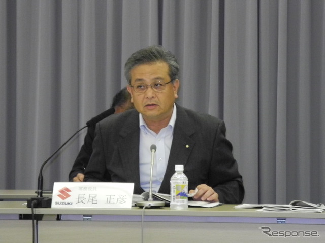 スズキの長尾正彦常務役員