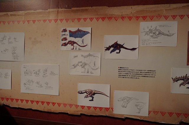 「モンスターハンター展」の内部に潜入!初代『MH』構想時の資料やUSJによる造形物などがビッシリ!
