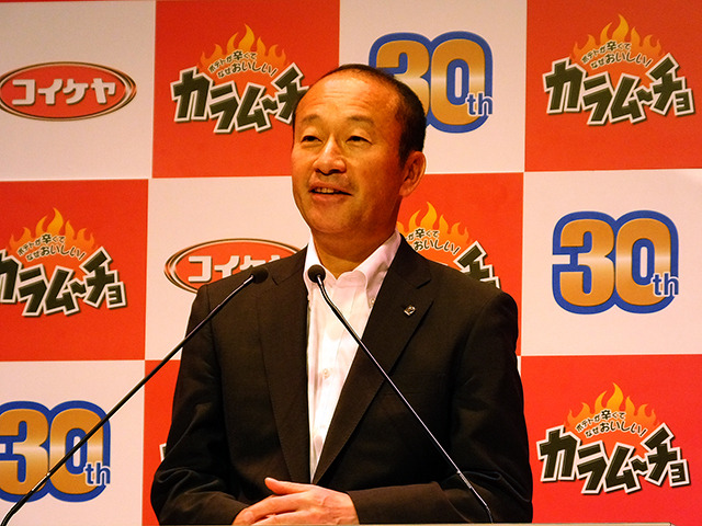湖池屋代表取締役会長の小池孝氏