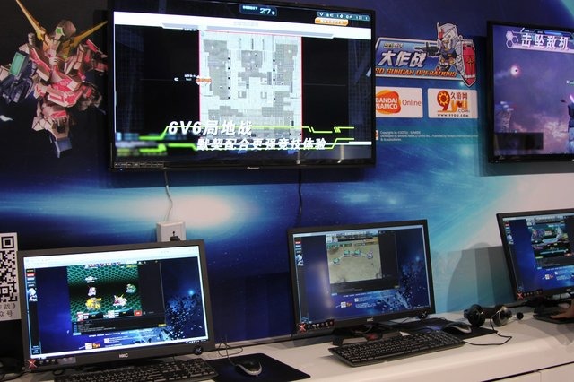 【China Joy 2014】中国のガンダムファンが集結!? 久遊網ブースではザク頭部がお出迎え