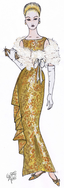 デザイン画/『グレース・オブ・モナコ 公妃の切り札』-(C) 2014 STONE ANGELS SAS