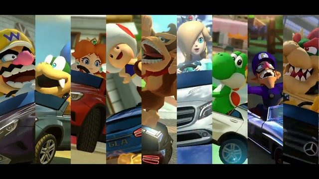 『マリオカート8』8月27日の更新データで、テレビ画面にマップを表示可能に!ベンツ3種類も追加