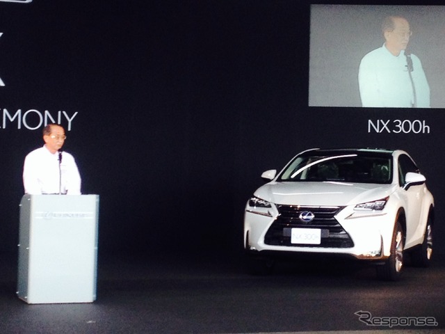 レクサス NX ラインオフ式(トヨタ自動車九州 宮田工場)
