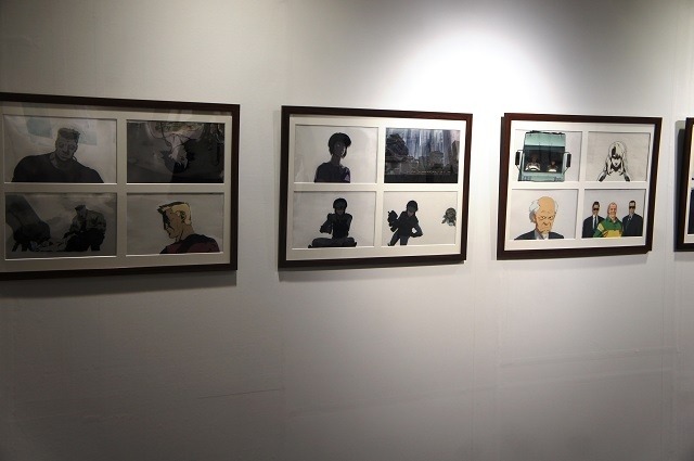 「攻殻機動隊」の25年の仕事一望、圧巻のクリエイターの技 大原画展が池袋で始まる