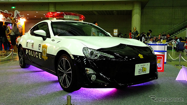 実車版「トミカ警察」のトヨタ『86』も展示