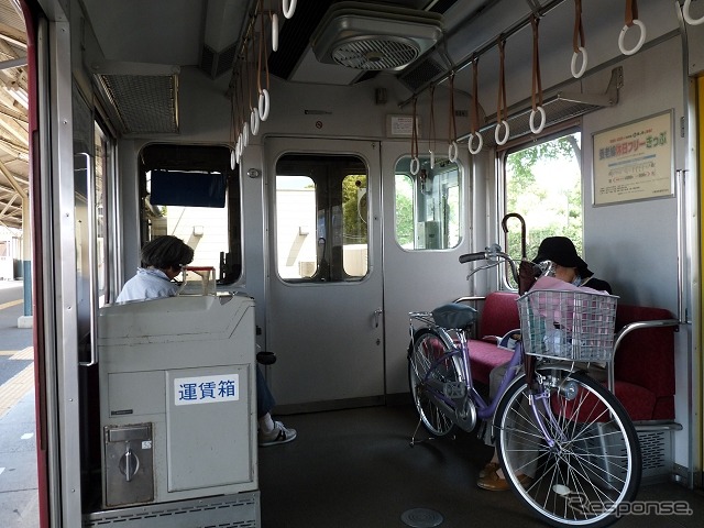 養老鉄道のダイヤ改正では、車内に自転車を持ち込める「サイクルトレイン」の持ち込み可能時間帯も一部変更する