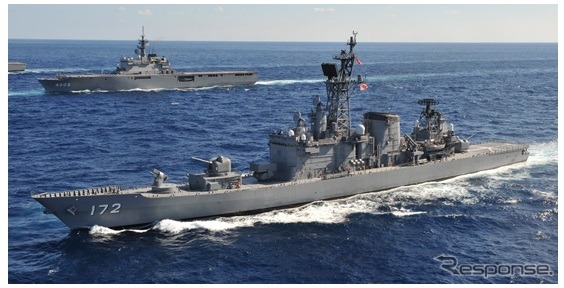 護衛艦「はたかぜ」(出典:海上自衛隊)