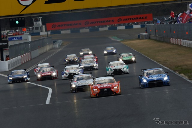 今季のSUPER GT開幕戦(岡山/GT500クラス)。写真:NISSAN