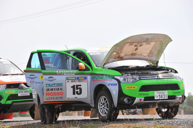 【アジアクロスカントリーラリー14】三菱 アウトランダー PHEV、2年連続クラス優勝