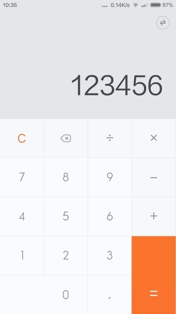iOS 7との類似が指摘される計算機アプリ