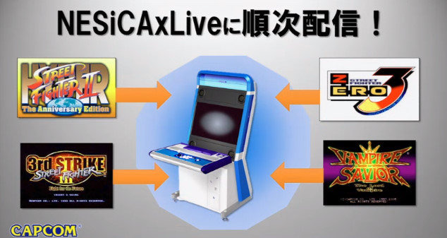 カプコンの名作格ゲーがゲームセンターで復刻!ワイド画面とNESiCAに対応