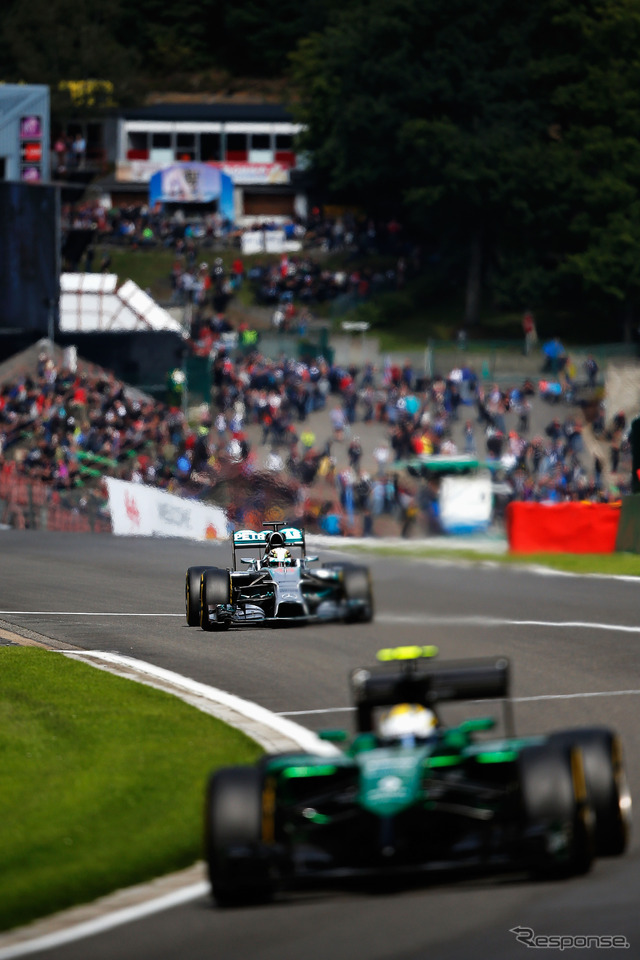 ルイス・ハミルトン(F1 ベルギーGP 予選)