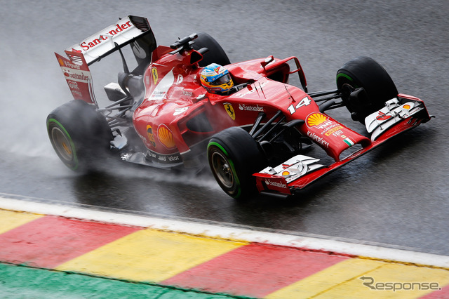 フェルナンド・アロンソ(F1 ベルギーGP 予選)