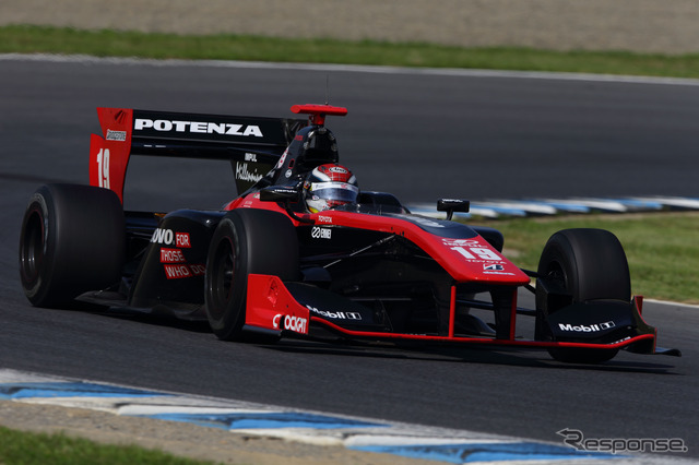 SF第4戦もてぎで優勝した#19 オリベイラ。写真:TOYOTA(予選日)