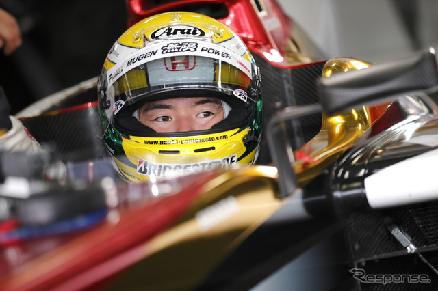 ホンダ勢苦闘の前半戦で、決勝5位に2度入った前年チャンピオン山本尚貴。後半戦に入り、彼にもさらなる上昇の可能性が感じられる。写真:Honda