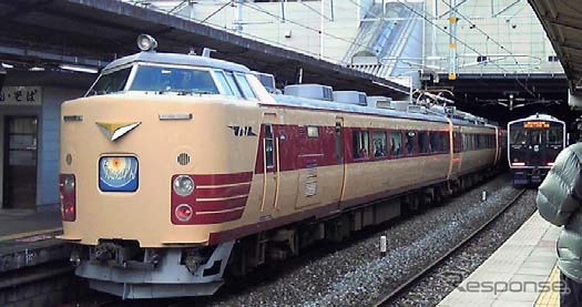 JR九州では臨時『にちりん』の一部で国鉄色の485系電車を使用する