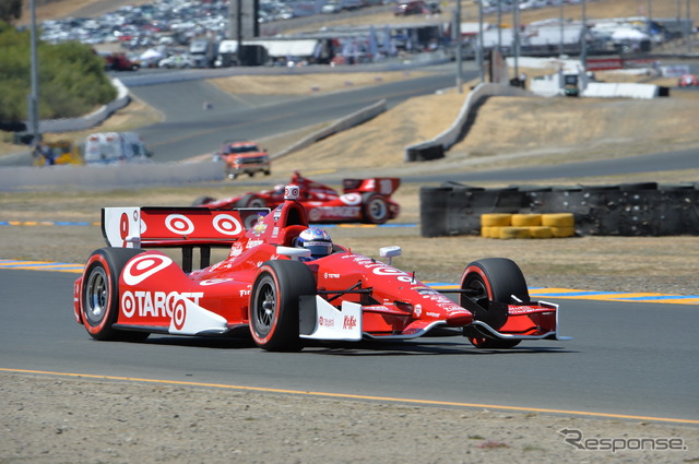 ディクソンは今季2勝目をゲット。写真：INDYCAR