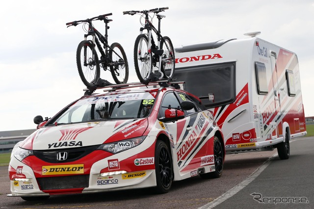 ホンダ シビック ツアラー BTCC仕様とキャンピングカー
