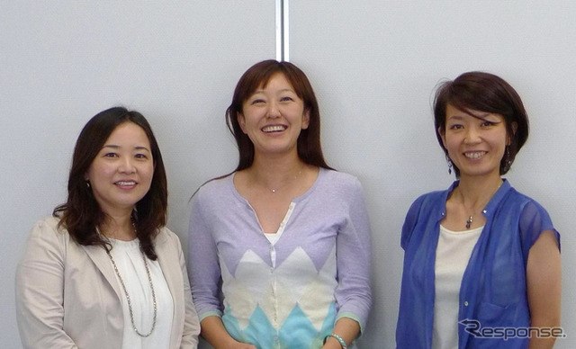 左から、関敦子氏(富士スピードウェイ レース事業部)、井原慶子氏(レーシングドライバー)、足立さやか氏(全日本ラリー選手権ナビゲーター)