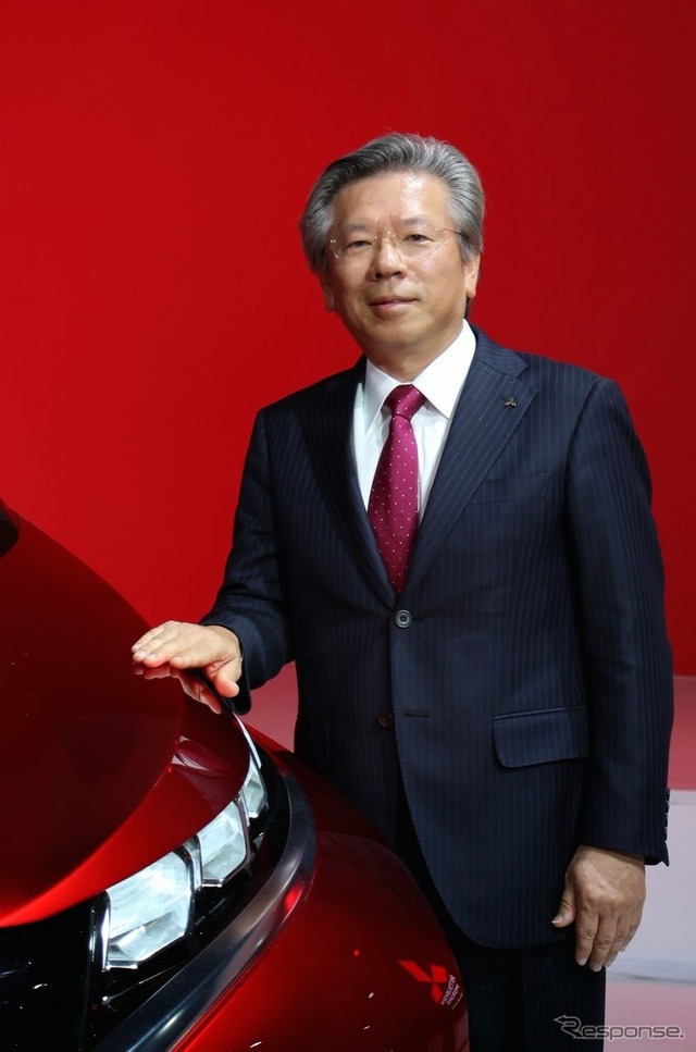 三菱自動車 相川哲郎社長(モスクワモーターショー14)