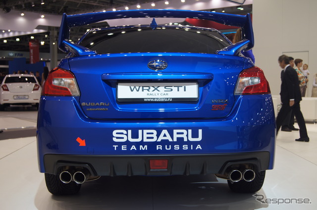 スバル　WRX STI 新型 ラリー仕様（モスクワモーターショー14）