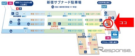 無人入会機の設置場所