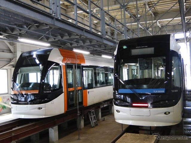 運転体験会では車両基地の見学も行われる。