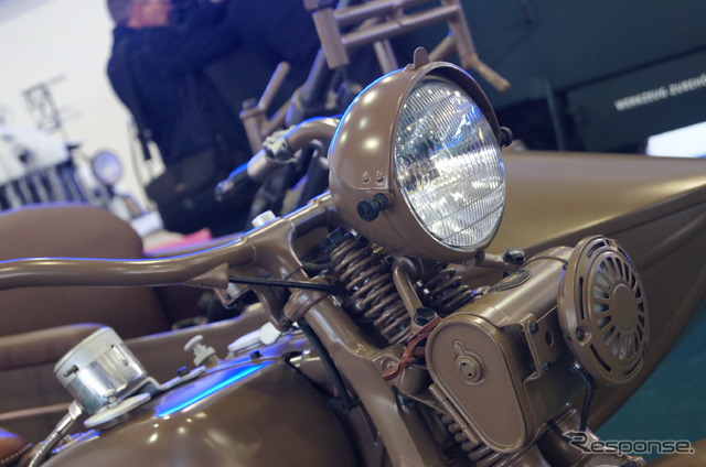 陸王 九七式側車付自動二輪車(モスクワモーターショー14)