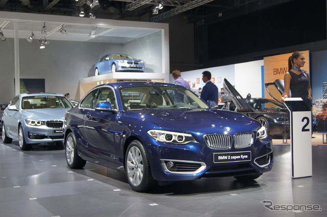 BMW・MINIブース(モスクワモーターショー14)