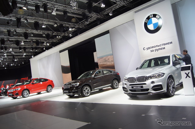 BMW・MINIブース(モスクワモーターショー14)