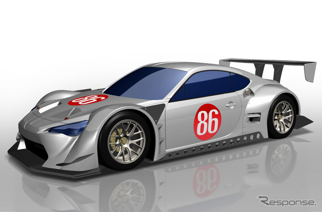 トヨタ86ベースのGT300マザーシャシー構想採用試作車。資料提供:GTA