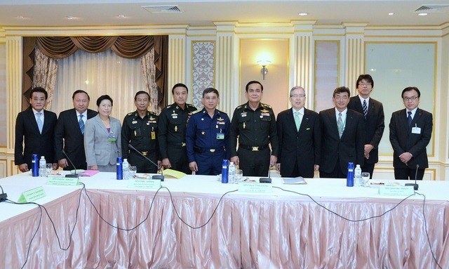 タイ軍政トップ、日本電産の永守社長と会談