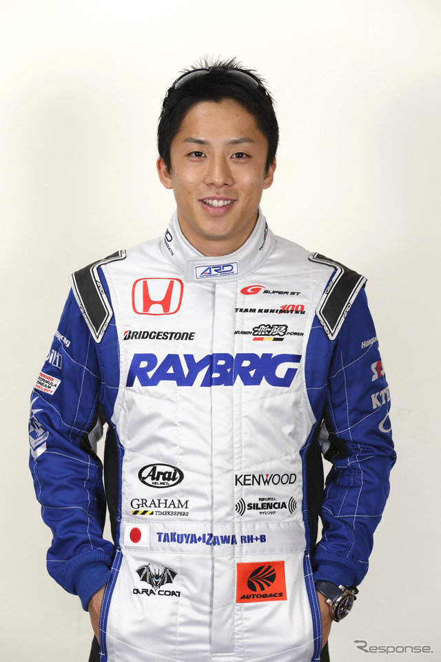 2013年、伊沢はSUPER GTにチーム国光から参戦していた。写真:Honda