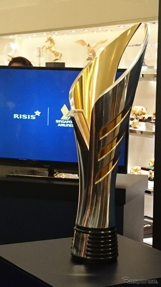 RISIS展示の優勝トロフィー