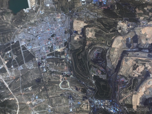 中国、山西省の炭鉱。7月31日撮影
