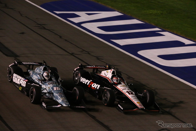 #12 パワーがタイトルを獲得。写真：INDYCAR