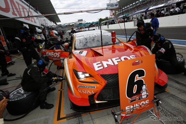 決勝5位の#6 RC F。撮影:益田和久