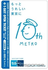 キャンペーンの第1弾が定期券利用者対象だが、第2弾の10周年記念一日乗車券は誰でも購入できる。