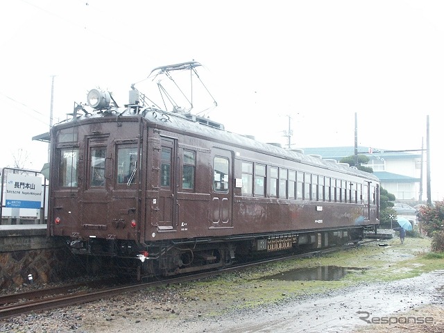 車両はクモハ42形やEF65形などが展示される予定。写真はクモハ42形（2003年2月）。