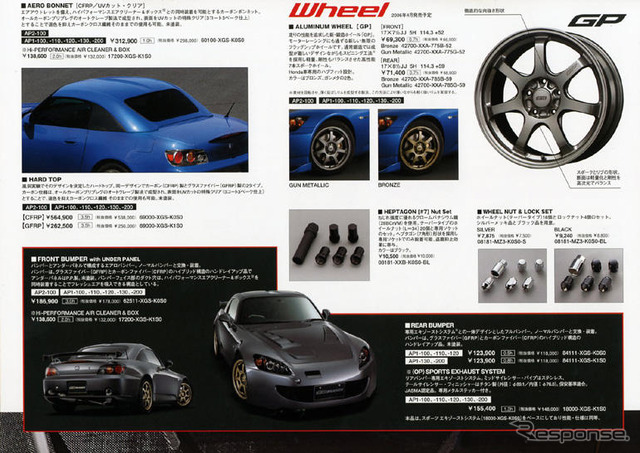 無限、S2000 パーツを見る