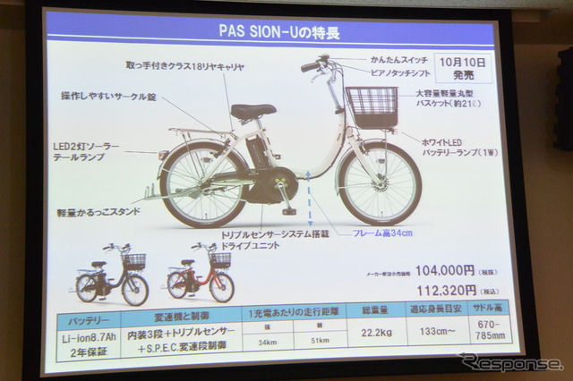 ヤマハ発動機 パス シオン 発表会