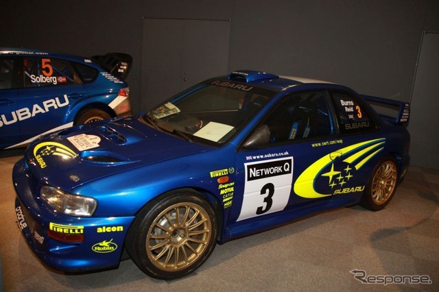 スバルビジターセンター:車両展示コーナー