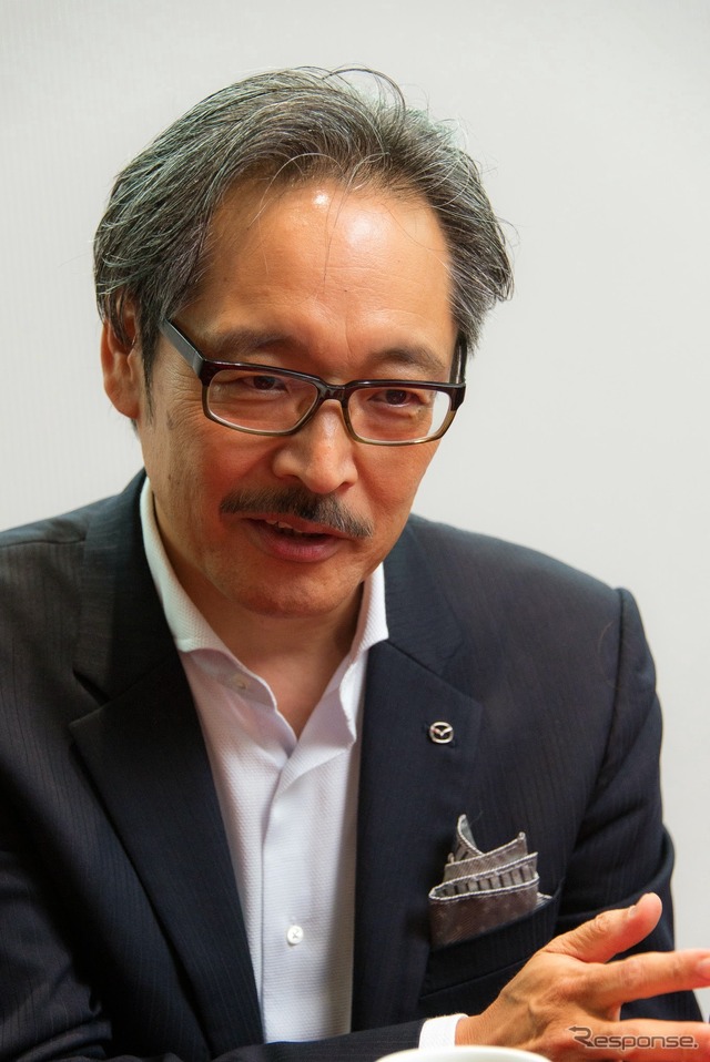 マツダ 藤岡清志常務執行役員(ビジネス戦略・商品・デザイン・コスト革新担当、R&Dリエゾン室長)