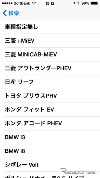 充電スポット検索アプリ EVsmart
