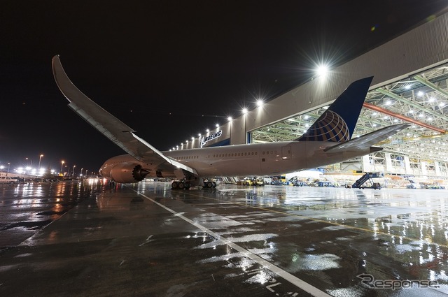 ユナイテッド航空、787-9型機を受領