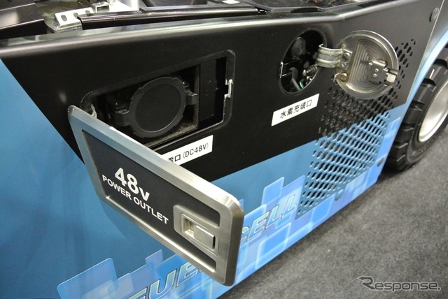 48V(直流)と100V(交流)のアウトプットを備える。