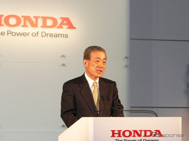 「生産工場の改革に着手する」とホンダの福井社長